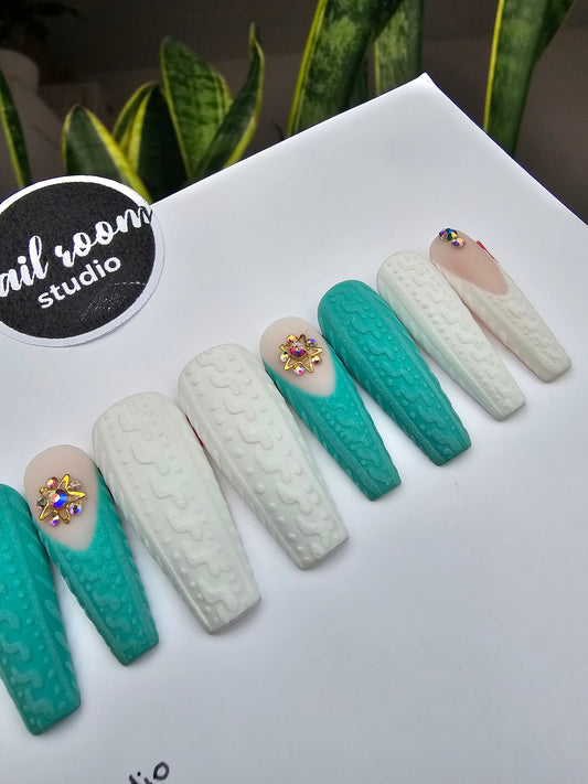 Mint and Snowflakes