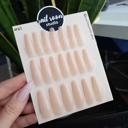 INSTANT READY TO WEAR - 20 nails - #N2 Natural