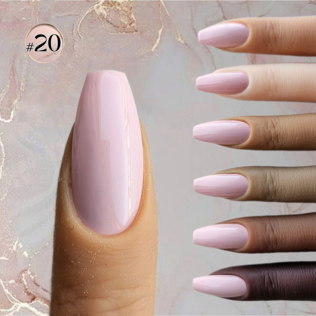 Bright pink artificial nails, high-quality PressOn swatches for french nail styles - vibrant and playful, fits various skin tones