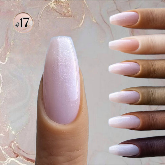 Soft pink pastel PressOn nails, artificial nail swatch for romantic styles - a feminine touch, suitable for multiple skin tones